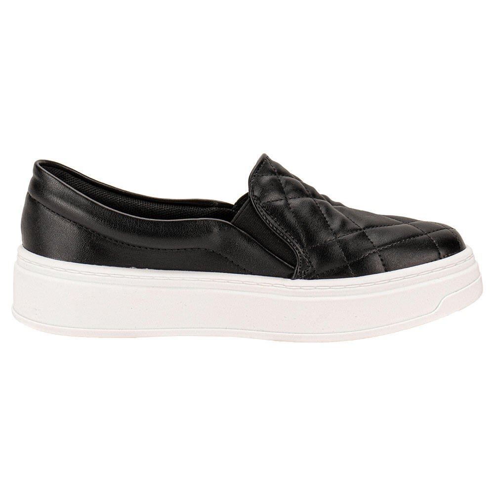 TÊNIS FEMININO SLIP ON BEIRA RIO 4305106  Preto 5