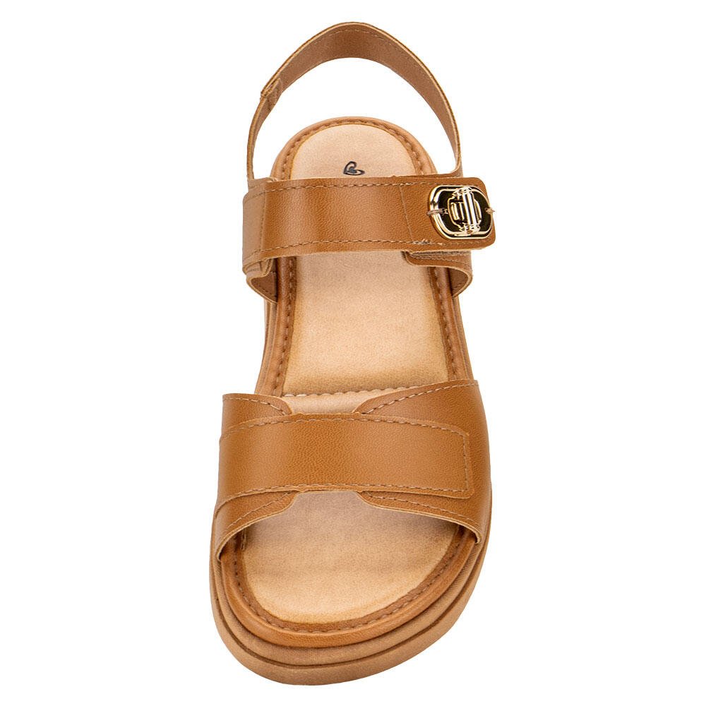 SANDÁLIA FEMININA FLAT MISSISSIPI MB523  Marrom 5