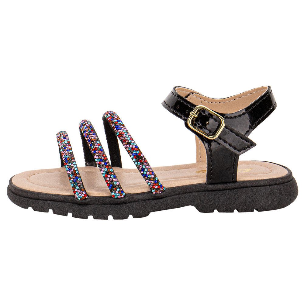SANDÁLIA INFANTIL LILY KIDS 10163  Preto 2