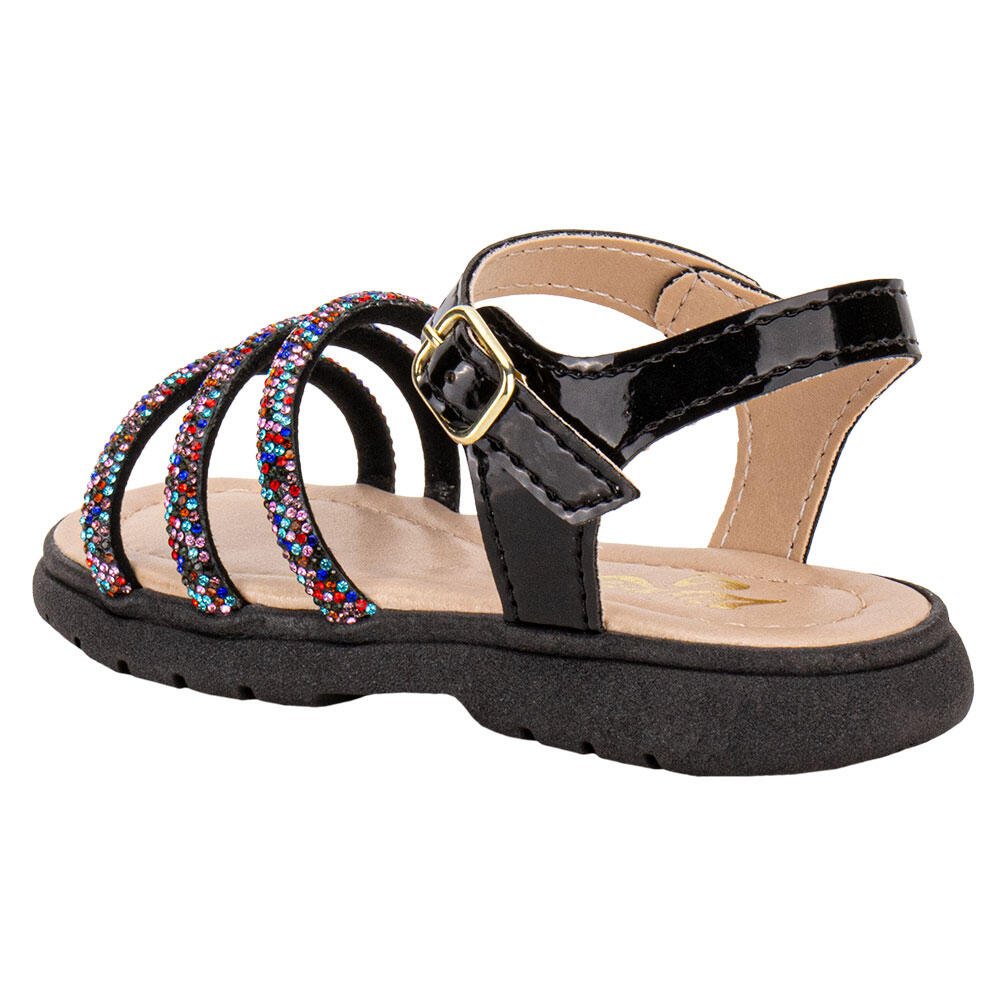 SANDÁLIA INFANTIL LILY KIDS 10163  Preto 3