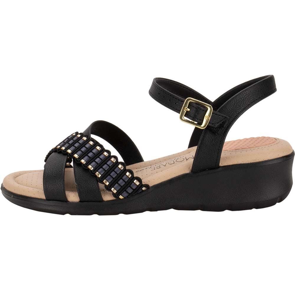 SANDÁLIA FEMININA ANABELA MODARE 7190102 Preto 2