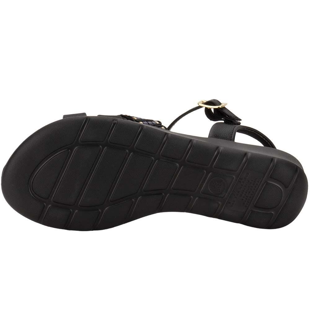 SANDÁLIA FEMININA ANABELA MODARE 7190102 Preto 4