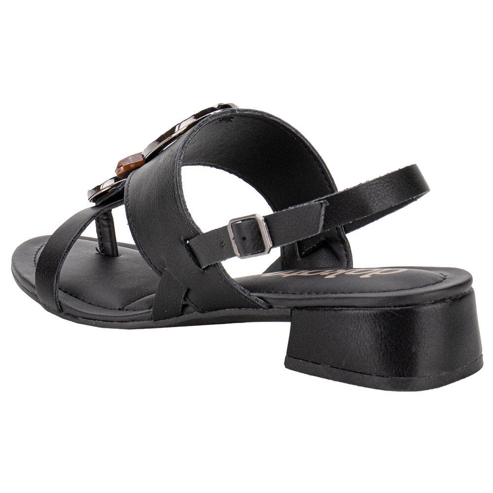 SANDÁLIA FEMININA SALTO GROSSO DAKOTA Y8191  Preto 3