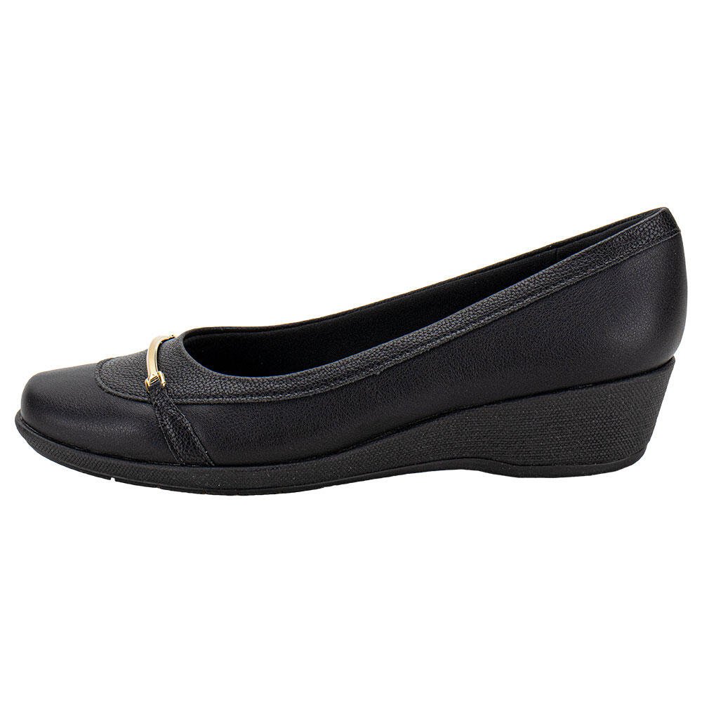 SAPATO FEMININO ANABELA PICCADILLY 143211  Preto 2