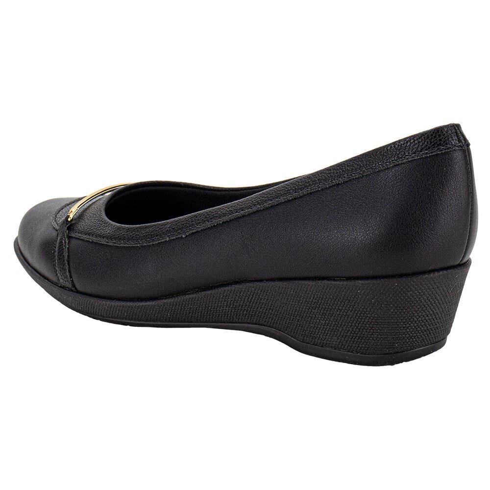 SAPATO FEMININO ANABELA PICCADILLY 143211  Preto 3