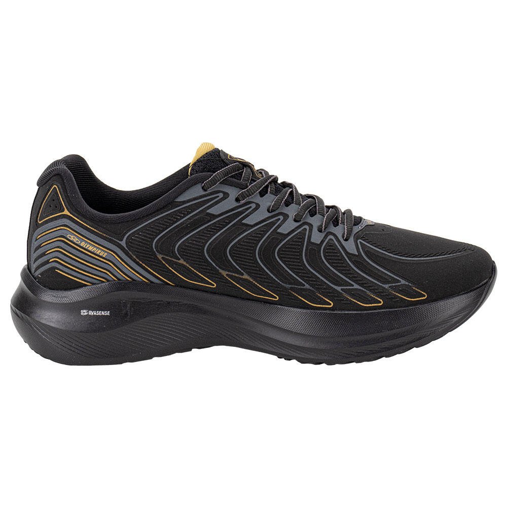 TÊNIS MASCULINO VOLCAN 2 OLYMPIKUS 43538342  Preto/Dourado 5