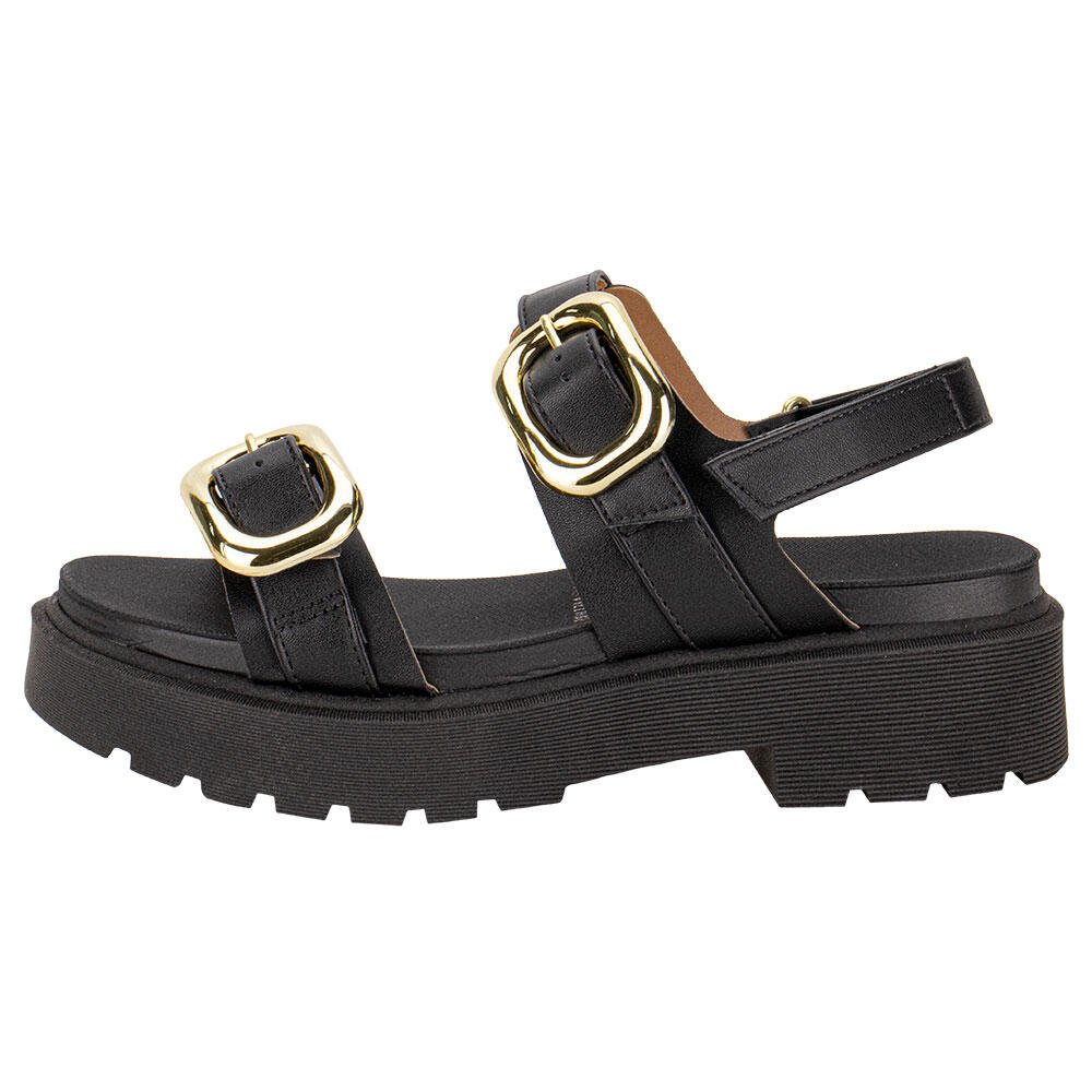 SANDÁLIA FEMININA SALTO GROSSO VIZZANO 6499115  Preto 2