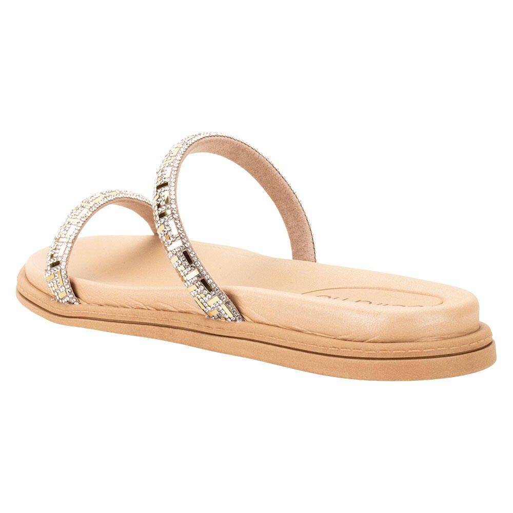 TAMANCO FEMININO FLAT BEIRA RIO 8488105  Dourado 3