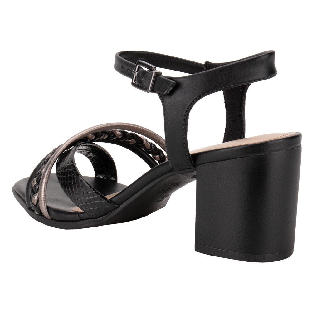 SANDÁLIA FEMININA SALTO GROSSO RAMARIM 2131206  Preto 3