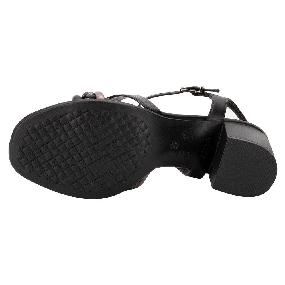 SANDÁLIA FEMININA SALTO GROSSO RAMARIM 2131206  Preto 4