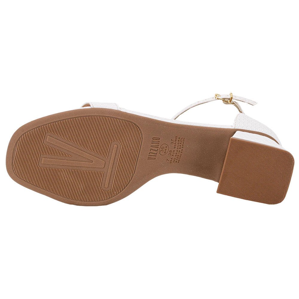 SANDÁLIA FEMININA SALTO GROSSO VIZZANO 6428104  Branco 4