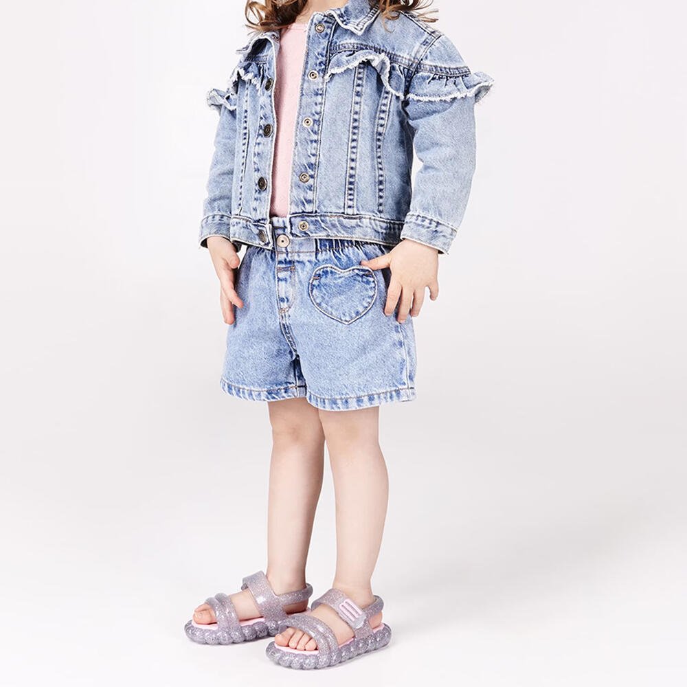 MINI MELISSA BUBBLE TECH SANDAL BABY 35822 Branco 2