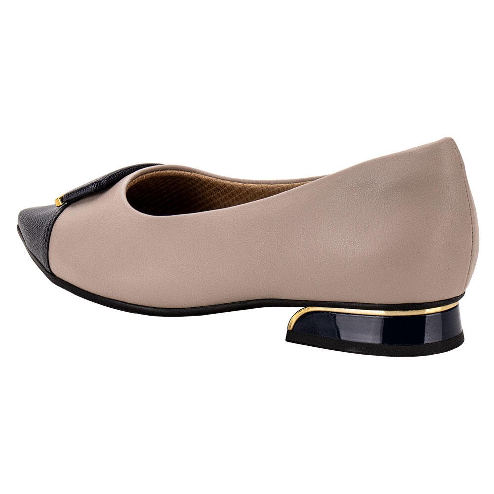 SAPATO FEMININO SALTO GROSSO PICCADILLY 279034  Cinza/Azul 3
