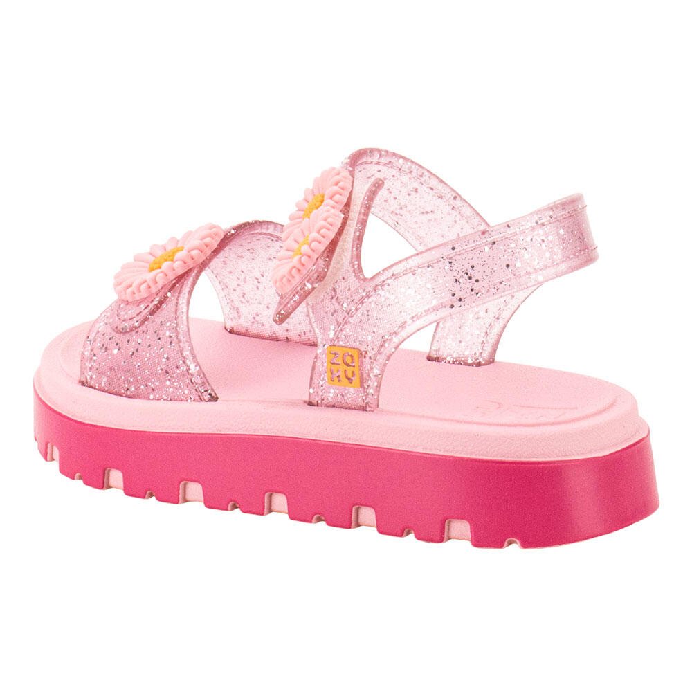 SANDÁLIA INFANTIL FLOWER ZAXYNINA 18997  Rosa 3