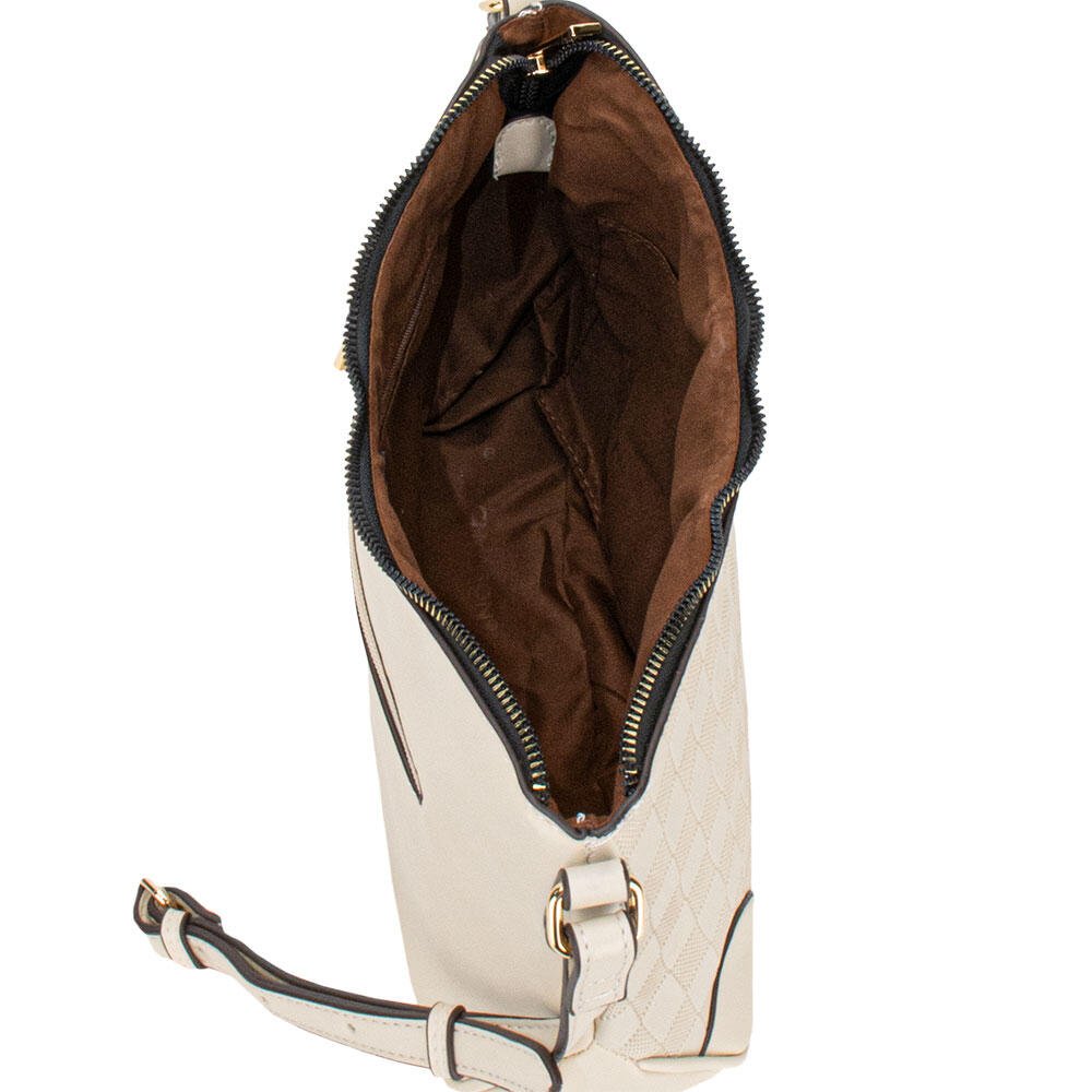 BOLSA FEMININA TRANSVERSAL CHENSON CG84430 Marfim 5