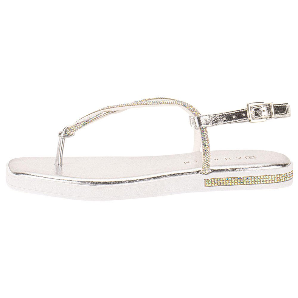 SANDÁLIA FEMININA FLAT RAMARIM 249106  Prata 2