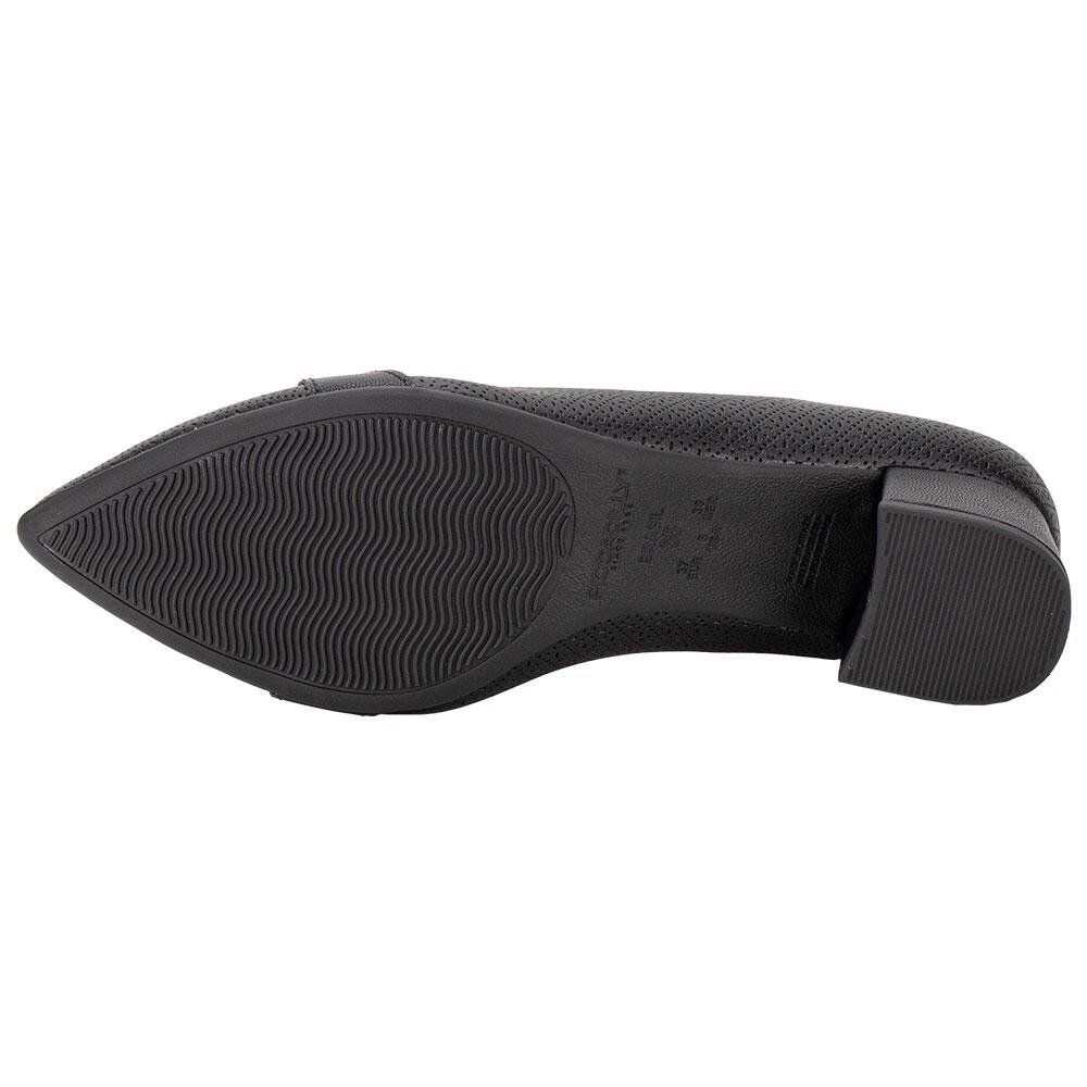 SAPATO FEMININO SALTO GROSSO PICCADILLY 739064  Preto 4