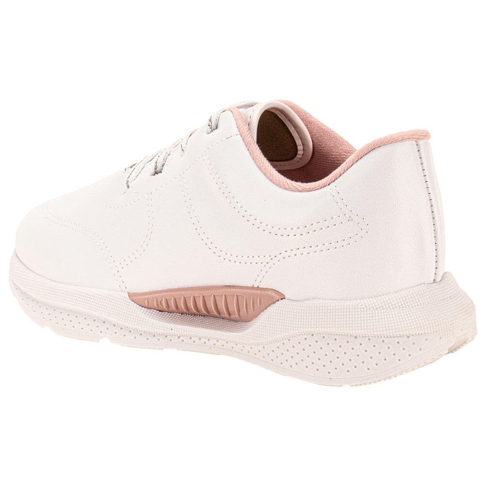 TÊNIS INFANTIL MOLEKINHA 2573102  Branco/Rosa 2