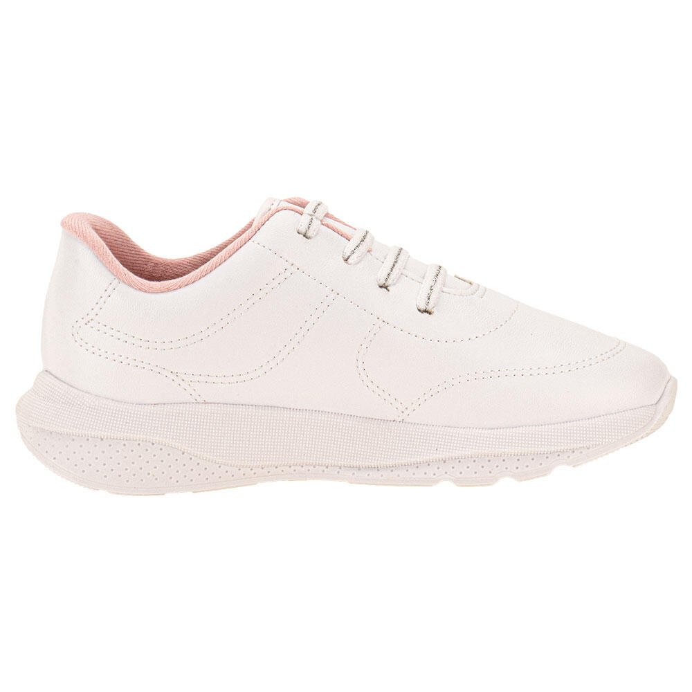 TÊNIS INFANTIL MOLEKINHA 2573102  Branco/Rosa 5