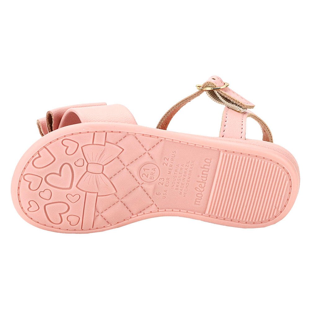 SANDÁLIA INFANTIL BABY MOLEKINHA 2114275  Rosa 4