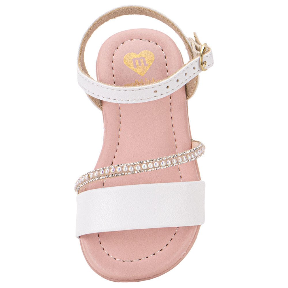 SANDÁLIA INFANTIL MOLEKINHA 2114277  Branco/Rosa 5