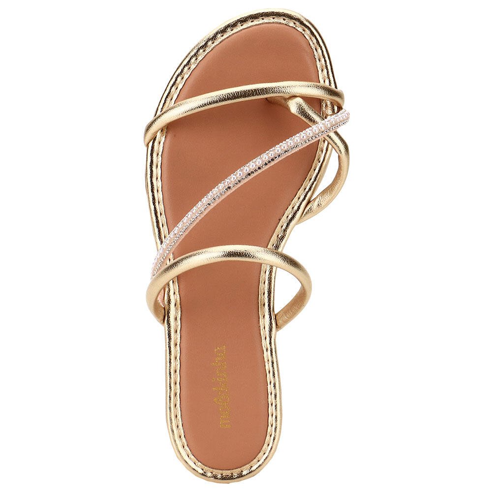 SANDÁLIA INFANTIL MOLEKINHA 21571093  Dourado 5