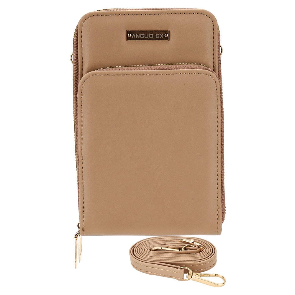 BOLSA FEMININA TRANSVERSAL H.E GX5001 Bege 1