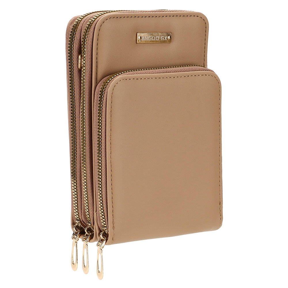BOLSA FEMININA TRANSVERSAL H.E GX5001 Bege 2
