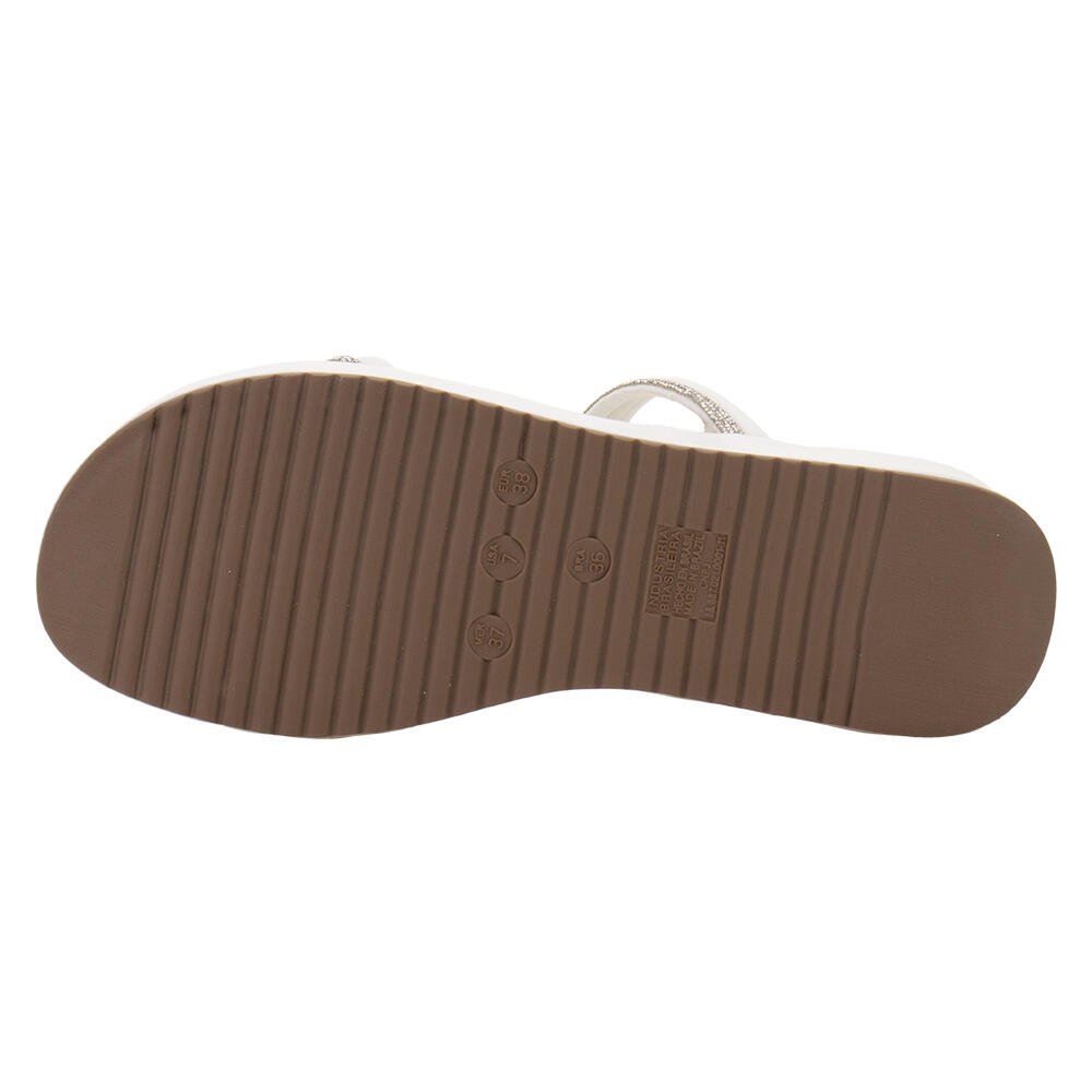 SANDÁLIA FEMININA ANABELA VIA MARTE 167008 Branco 4