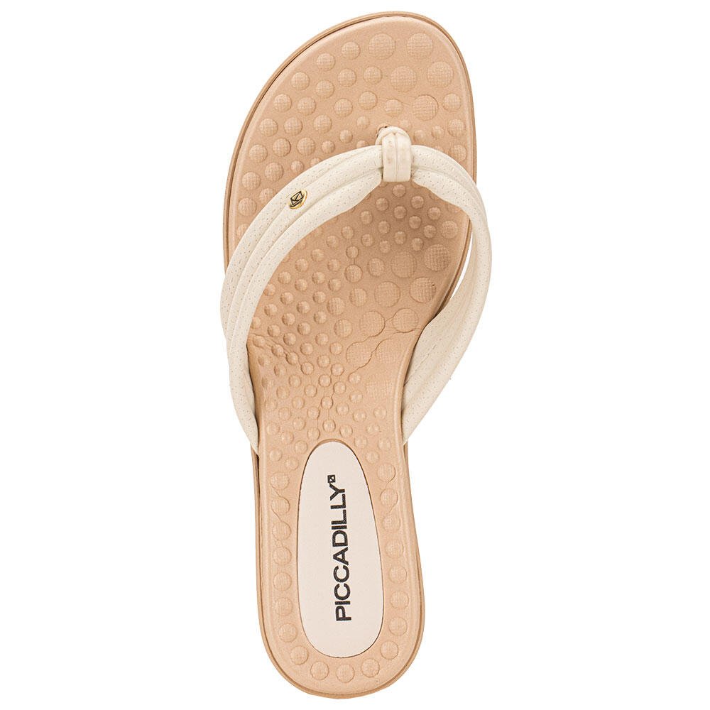 TAMANCO FEMININO FLAT PICCADILLY 500371 Bege 5