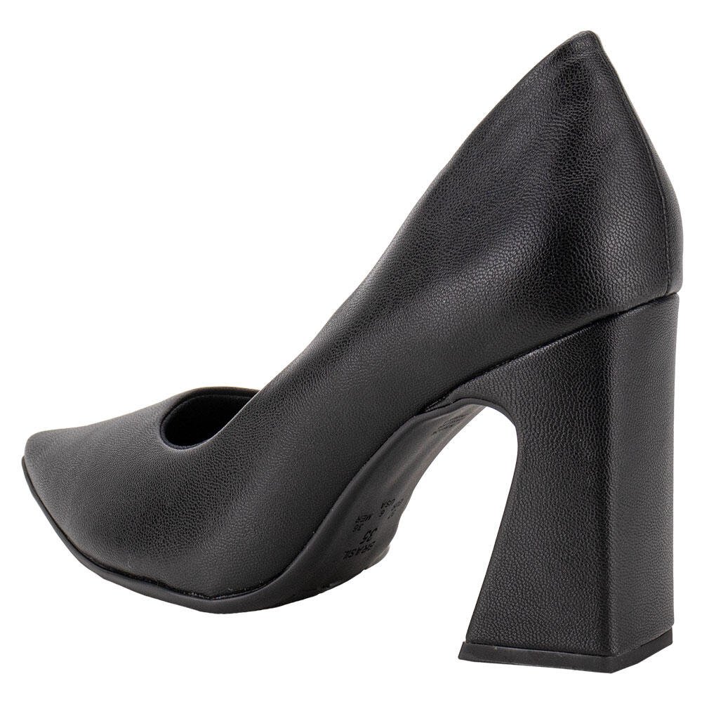 SAPATO FEMININO SALTO GROSSO PICCADILLY 749101 Preto 3