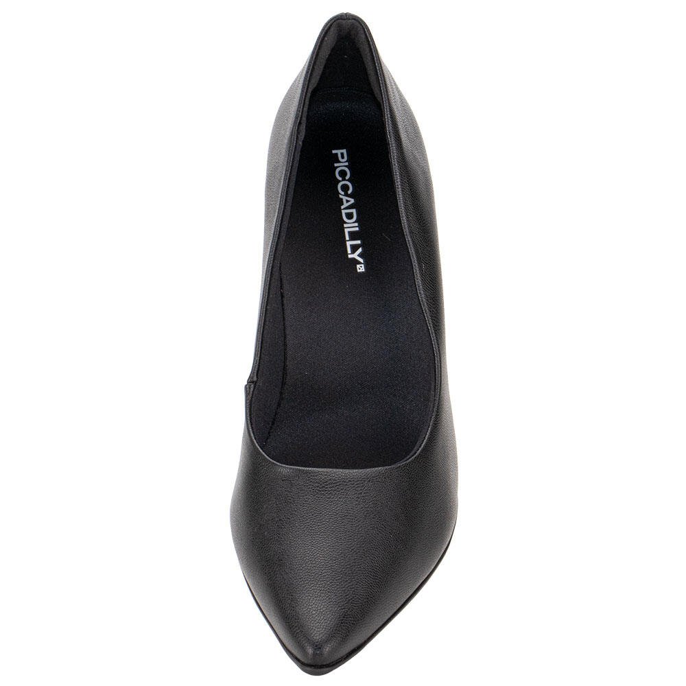 SAPATO FEMININO SALTO GROSSO PICCADILLY 749101 Preto 5