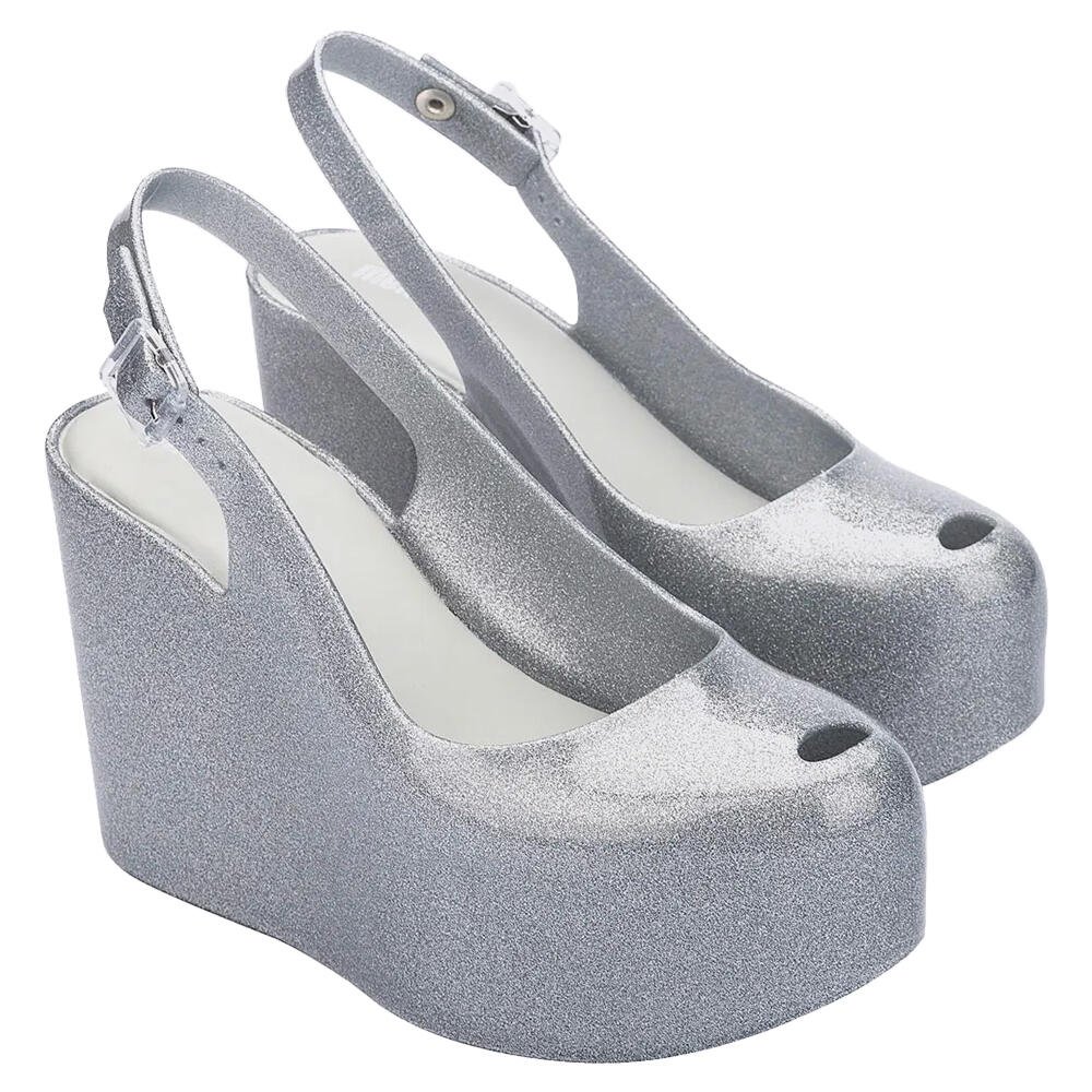 MELISSA GROOVY WEDGE 33925  Prata 1