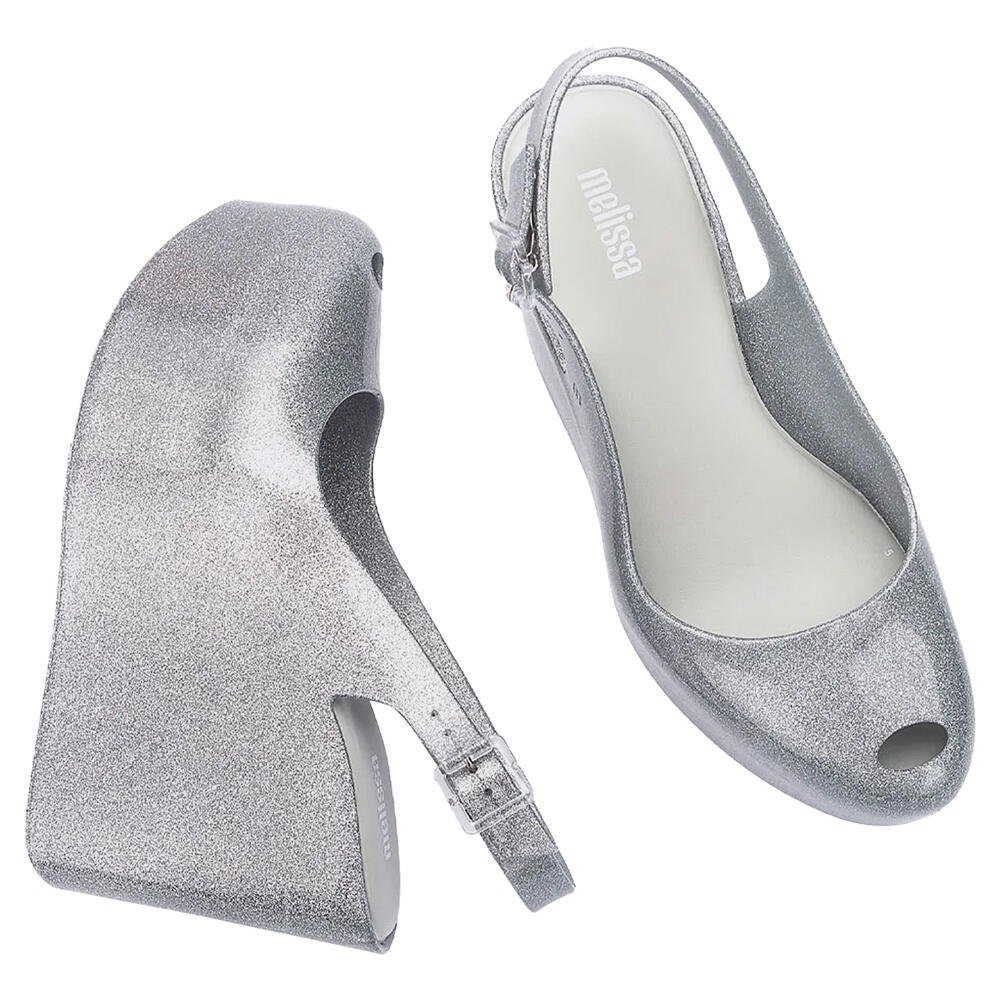 MELISSA GROOVY WEDGE 33925  Prata 4