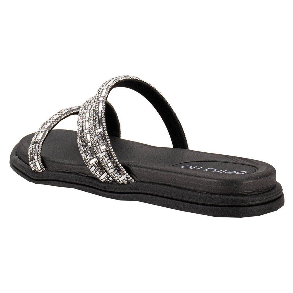 TAMANCO FEMININO FLAT BEIRA RIO 8488108  Prata 3