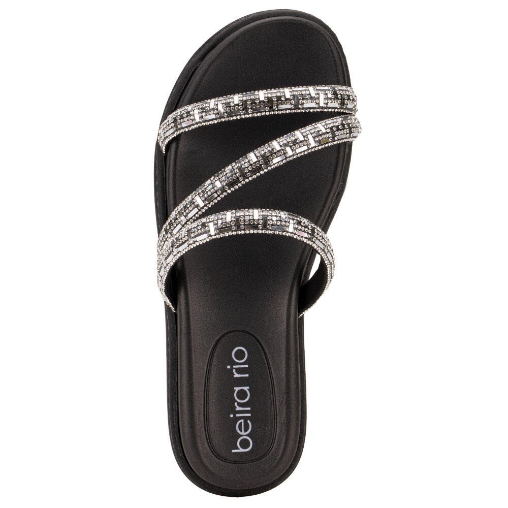 TAMANCO FEMININO FLAT BEIRA RIO 8488108  Prata 5