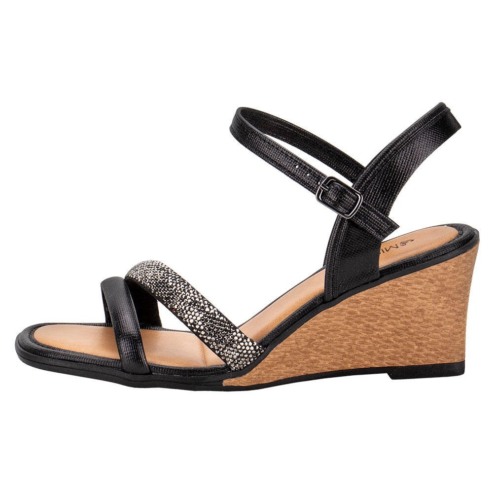 SANDÁLIA FEMININA ANABELA MISSISSIPI MB893 Preto 2