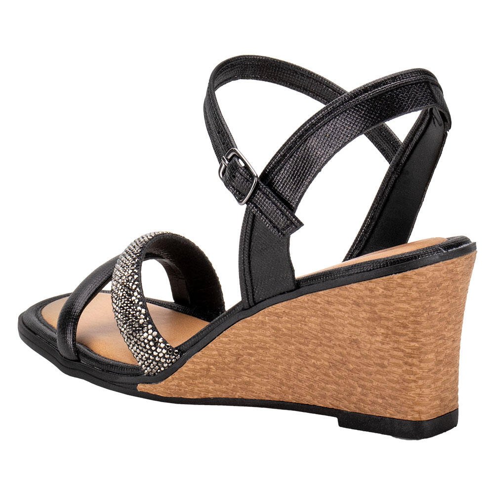 SANDÁLIA FEMININA ANABELA MISSISSIPI MB893 Preto 3