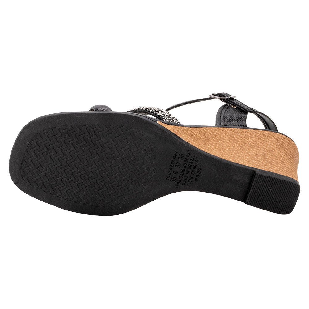 SANDÁLIA FEMININA ANABELA MISSISSIPI MB893 Preto 4