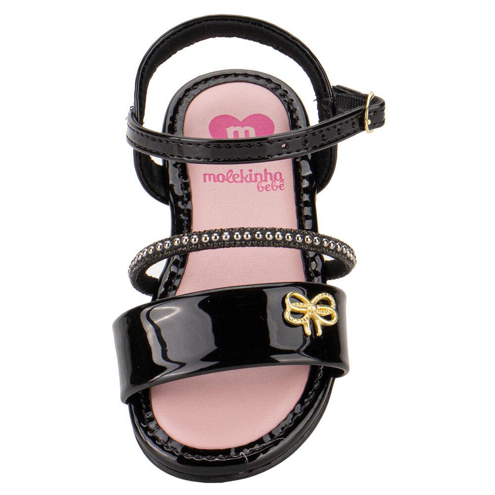 SANDÁLIA INFANTIL BABY MOLEKINHA 2112771 Preto 5