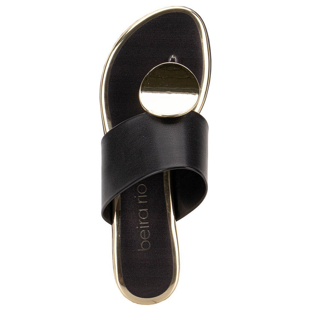TAMANCO FEMININO FLAT BEIRA RIO 8367657 Preto 4