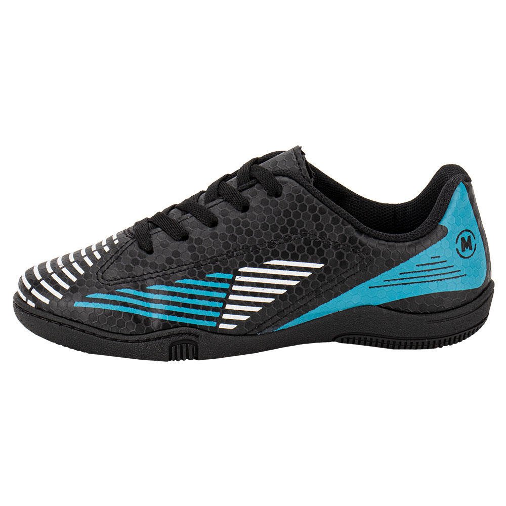 CHUTEIRA INFANTIL INDOOR MOLEKINHO 2808332  Preto/Azul 2