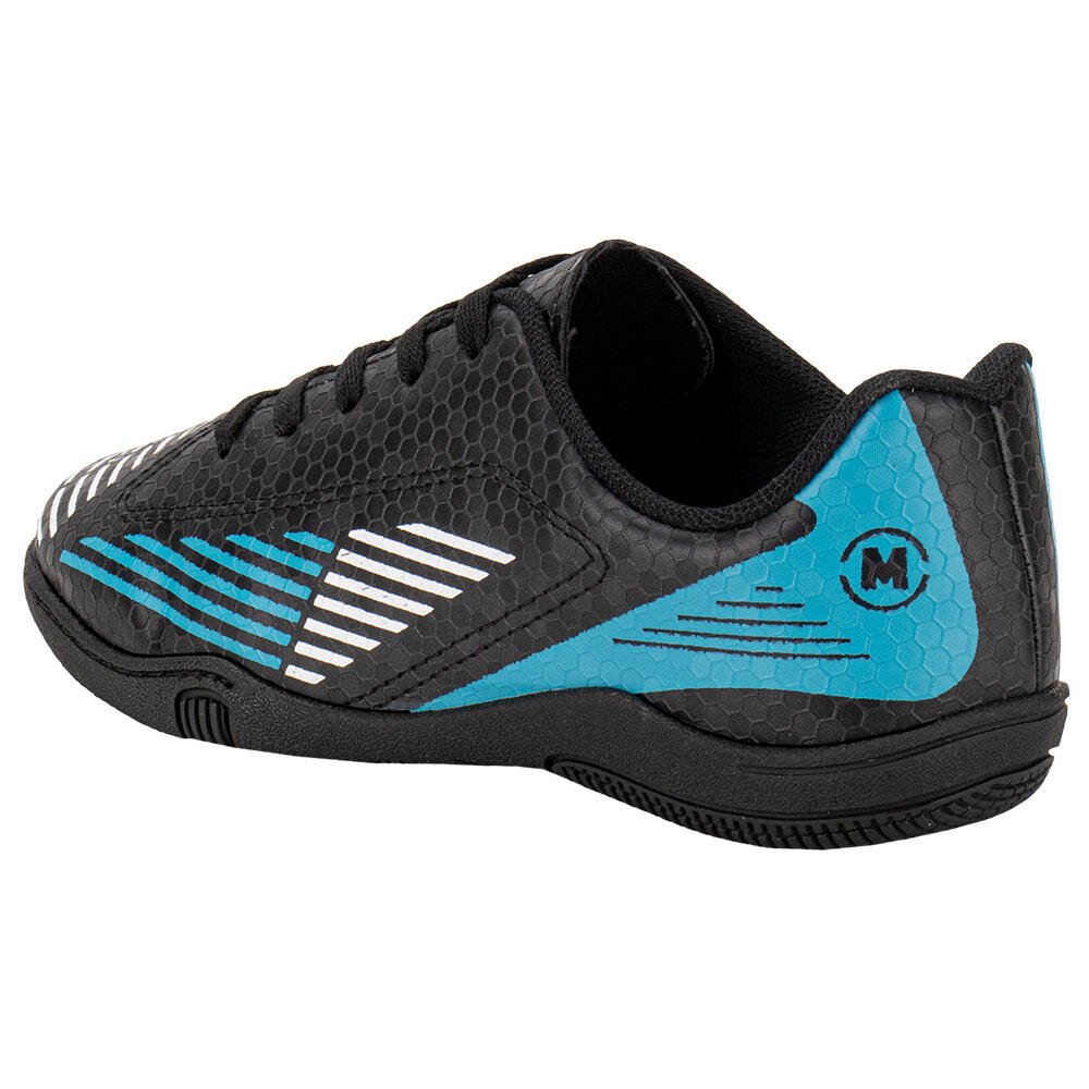 CHUTEIRA INFANTIL INDOOR MOLEKINHO 2808332  Preto/Azul 3