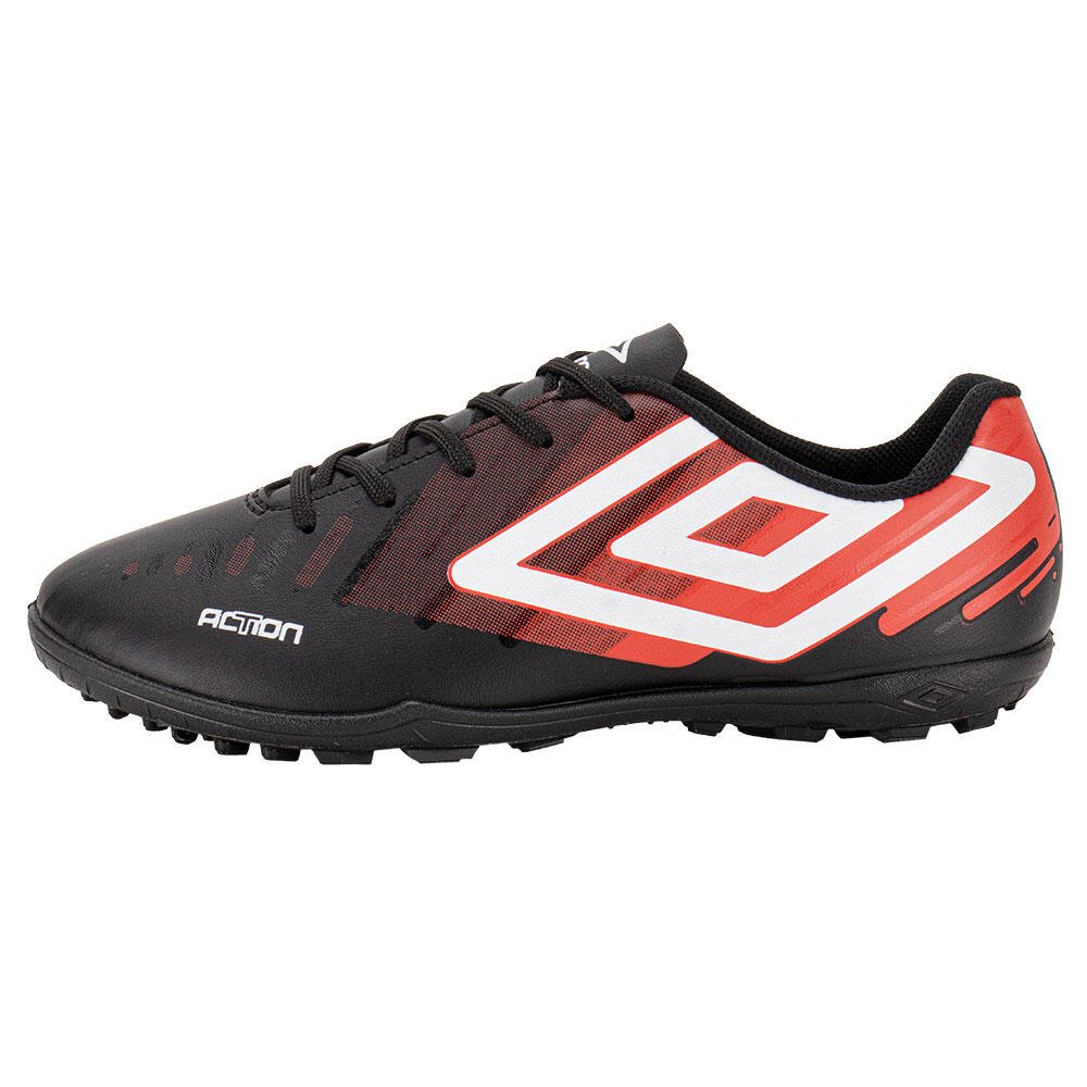 CHUTEIRA MASCULINA SOCIETY ACTION UMBRO U01FB00249  Preto/Vermelho 2