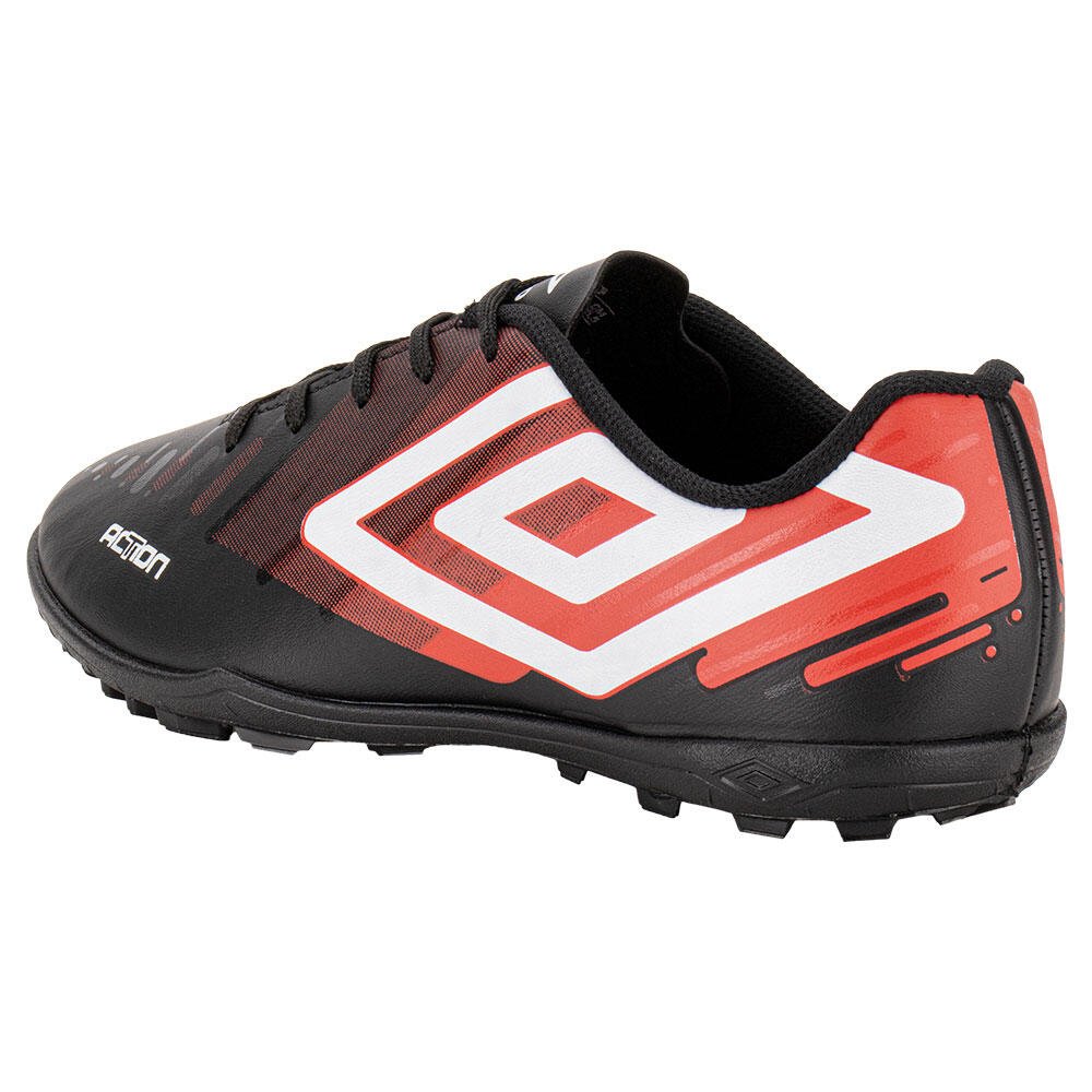 CHUTEIRA MASCULINA SOCIETY ACTION UMBRO U01FB00249  Preto/Vermelho 3