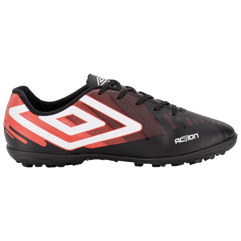 CHUTEIRA MASCULINA SOCIETY ACTION UMBRO U01FB00249  Preto/Vermelho 5