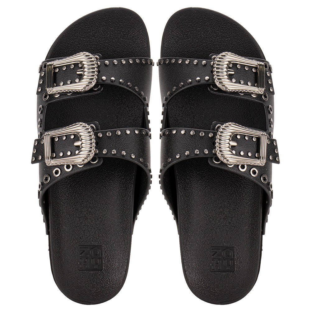 SANDÁLIA FEMININA CONFORTO HOLD ZAXY 19069  Preto 5