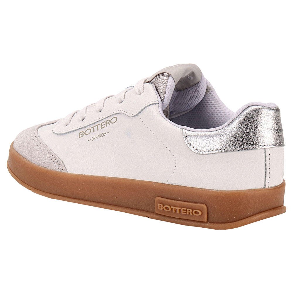 TÊNIS FEMININO CASUAL BOTTERO 364905  Branco/Cinza 3