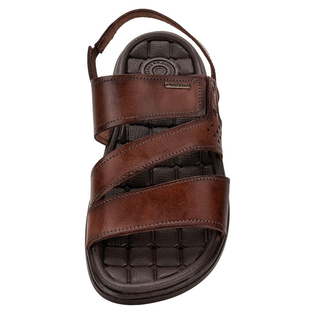 SANDÁLIA MASCULINA PEGADA 131224  Marrom 5