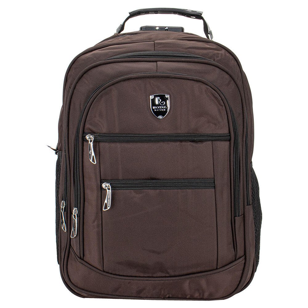 MOCHILA MASCULINA ROYAL STYLE 3509 Marrom 1